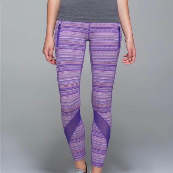 Lululemon Inspire Tight II (Mesh) - Iris Flower - Picture 1 of 10